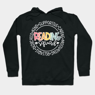 Reading Squad Teacher Reader Librarian Interventionist Team Hoodie